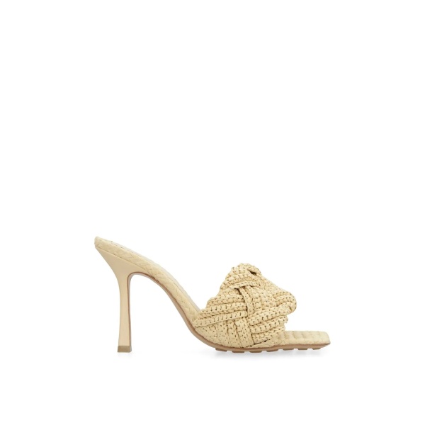 Saboti Bottega Veneta Lido Raffia Mules