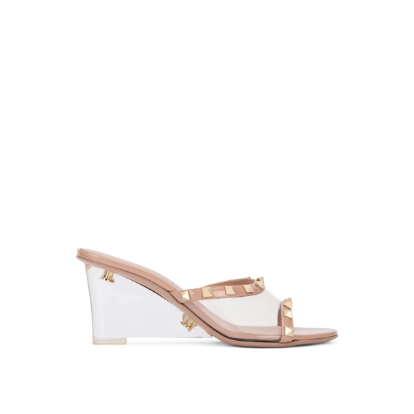 Saboti VALENTINO GARAVANI ROCKSTUD transparent Mules