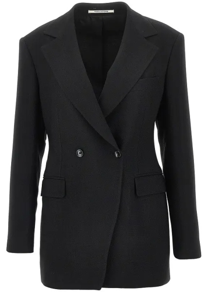 Sacou 'Astra' double-breasted canvas jacket