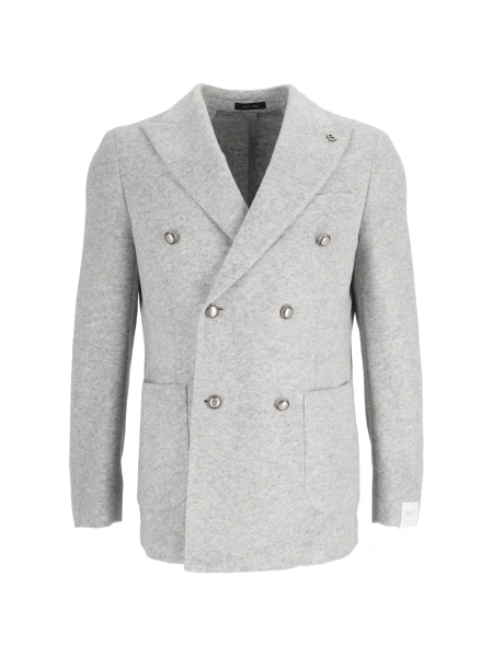 Sacou BRERAS MILANO gri din polyester si acrilic
