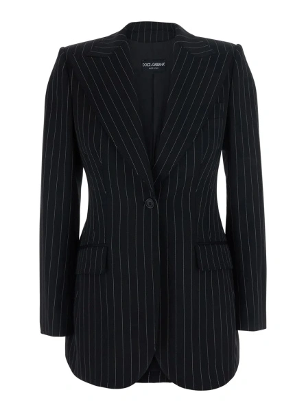 Sacou Dolce & Gabbana negru din lana