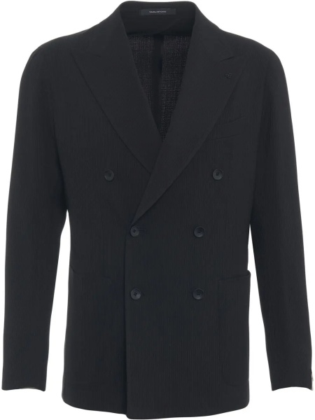 Sacou Double-breasted wool blazer