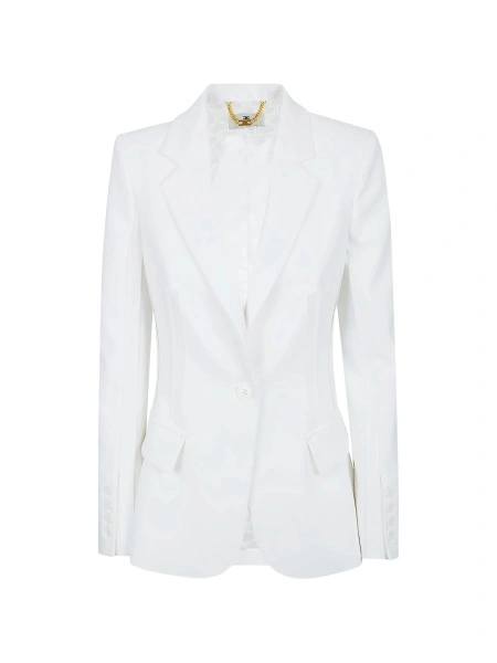 Sacou Elisabetta Franchi alb