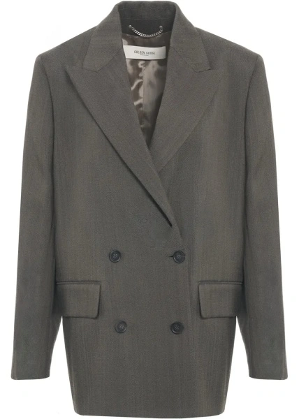 Sacou Golden Goose verde 'Laureen'