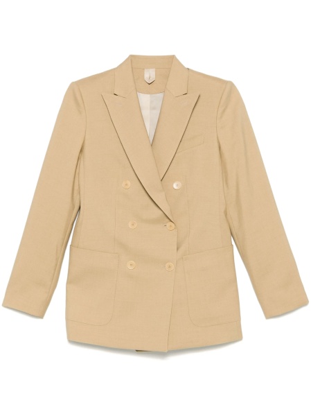 Sacou Max Mara neutru din mohair si lana