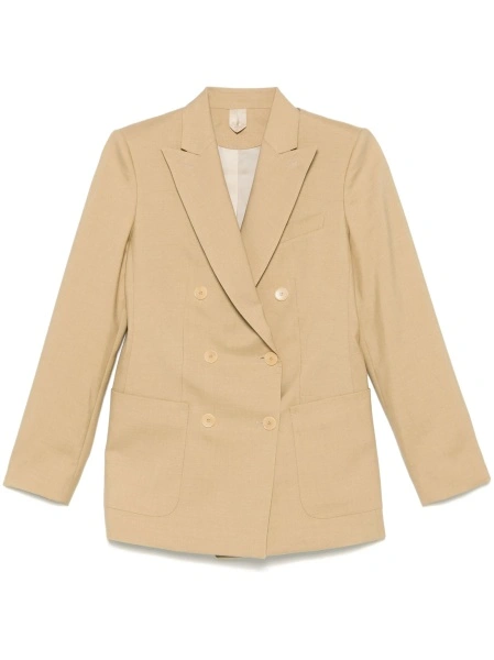 Sacou Max Mara neutru din mohair si lana