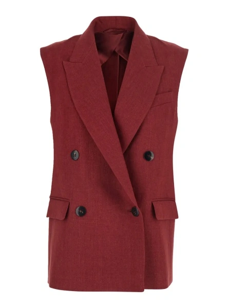 Sacou MaxMara Studio rosu din in