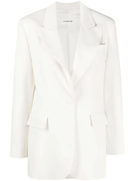 Sacou P.A.R.O.S.H. alb din polyester