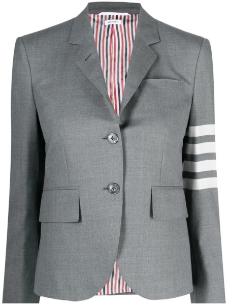 Sacou Thom Browne verde din lana