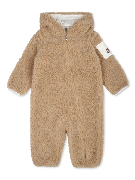 Salopeta Moncler neutra din poliamida si polyester
