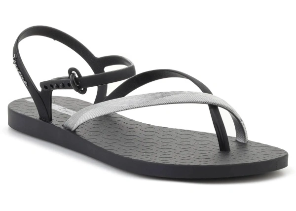 Sandale ELEGANT SAND BLACK/SILVER