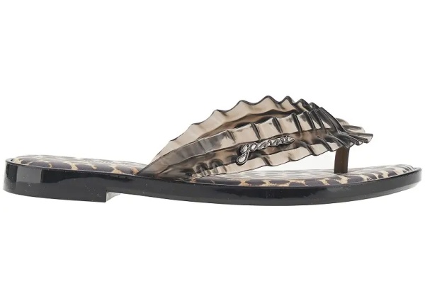 Sandale GANNI x Melissa rubber thong slides