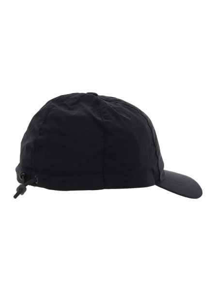 Sapca Black Baseball Cap with Tonal Logo Patch in Nylon Boy