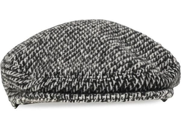 Sapca Wool-blend flecked Flat Cap