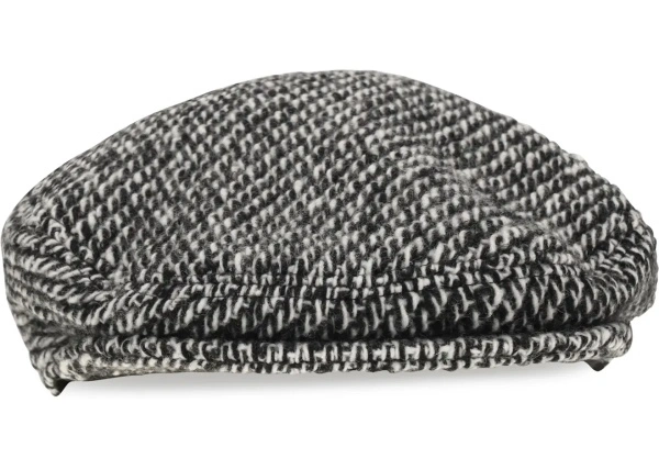 Sapca Wool-blend flecked Flat Cap