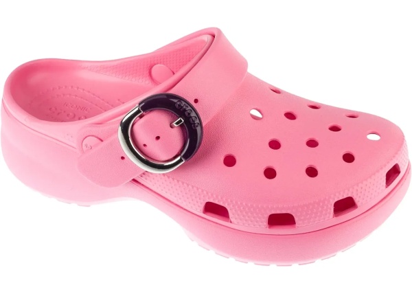 Slapi Classic Platform Dipped Buckle Clog