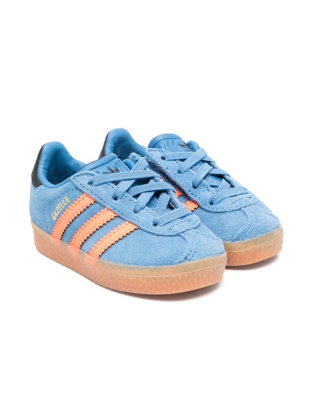 Sneakers adidas Originals albastri din piele intoarsa si piele