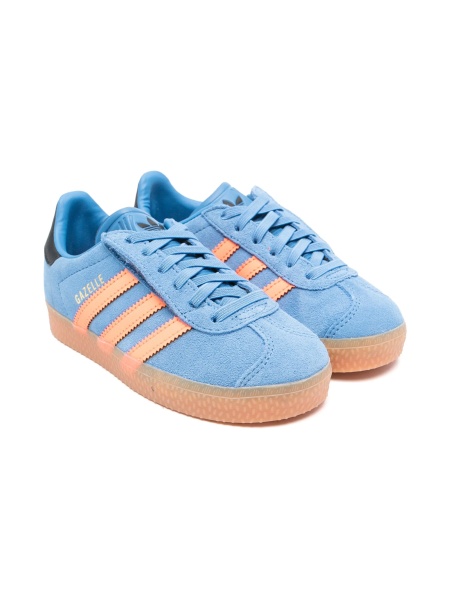 Sneakers adidas Originals albastri din piele intoarsa si piele
