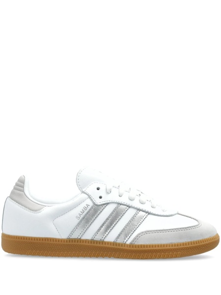 Sneakers adidas Originals samba albi din piele