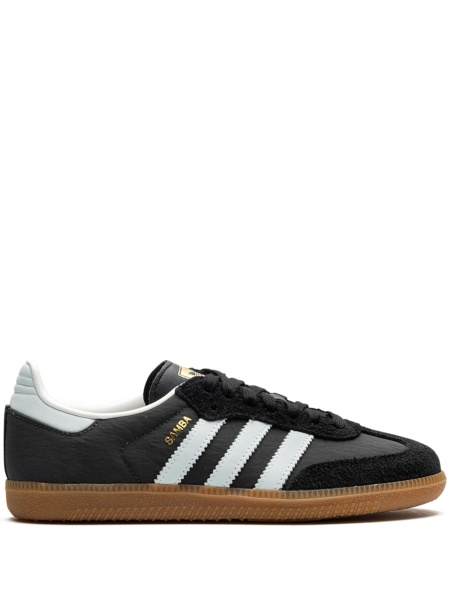 Sneakers adidas Originals samba negri din piele intoarsa si piele