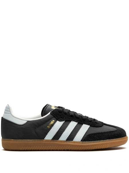 Sneakers adidas Originals samba negri din piele intoarsa si piele