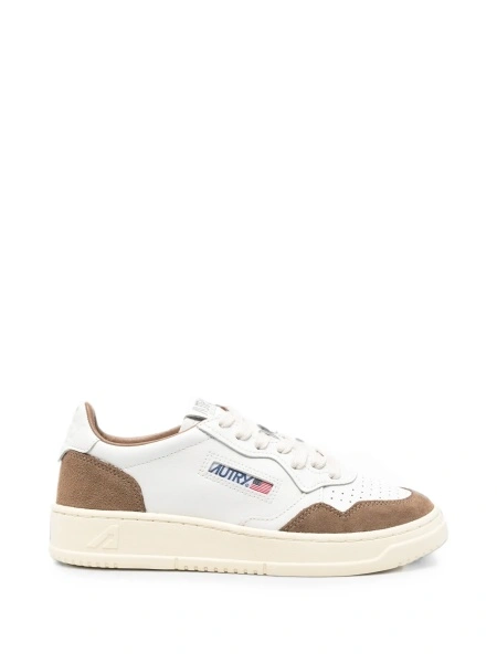 Sneakers AUTRY albi din piele