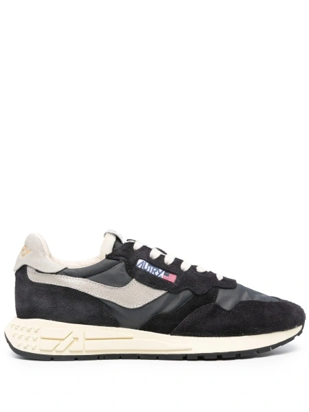 Sneakers AUTRY negri din nylon si piele intoarsa