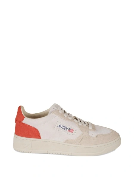 Sneakers AUTRY neutri din piele intoarsa