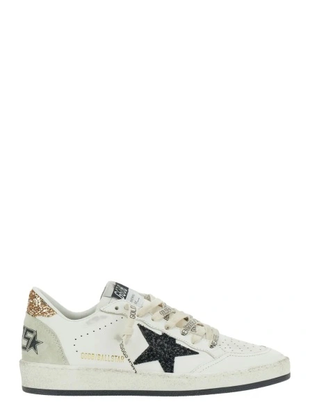 Sneakers Golden Goose 'Ball Star' albi din piele 'Ballstar'