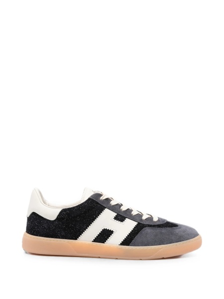 Sneakers Hogan albastri din piele intoarsa