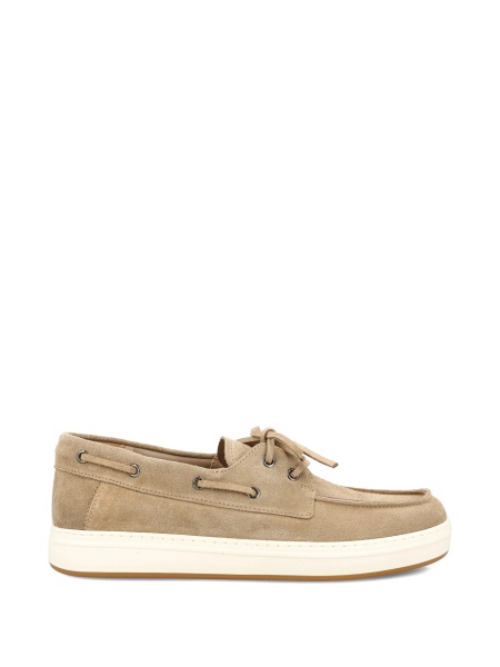 Sneakers Hogan neutri din piele intoarsa