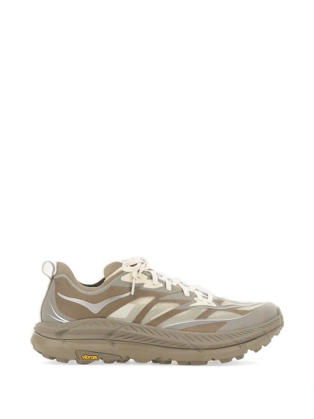 Sneakers Hoka One One gri din material textil si polyester