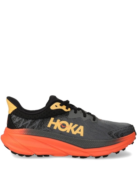 Sneakers Hoka One One negri din material textil