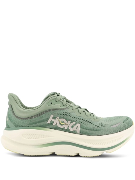 Sneakers Hoka One One verzi din plasa si poliester reciclat