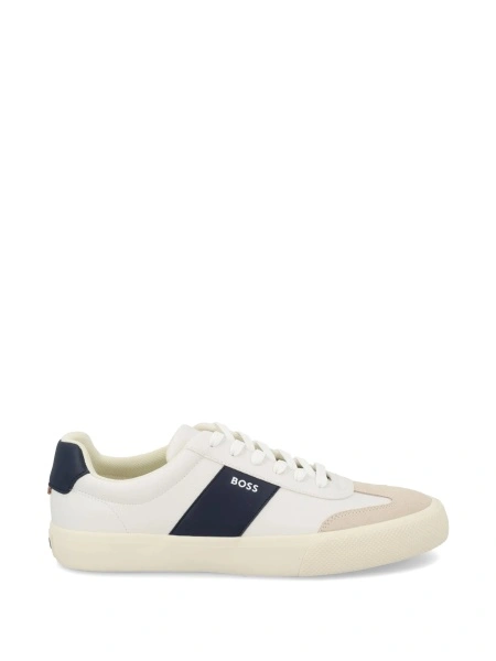 Sneakers Hugo Boss neutri din piele