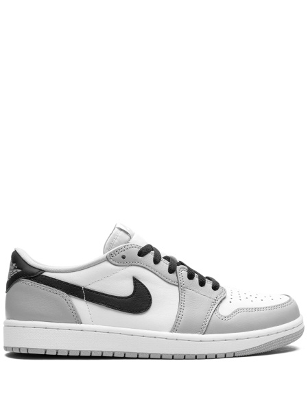 Sneakers Jordan air jordan 1 gri din piele si material textil