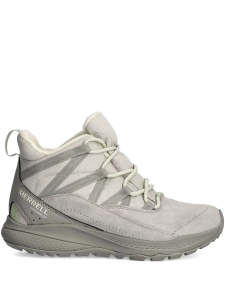 Sneakers Merrell gri din piele intoarsa si material textil