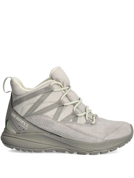 Sneakers Merrell gri din piele intoarsa si material textil