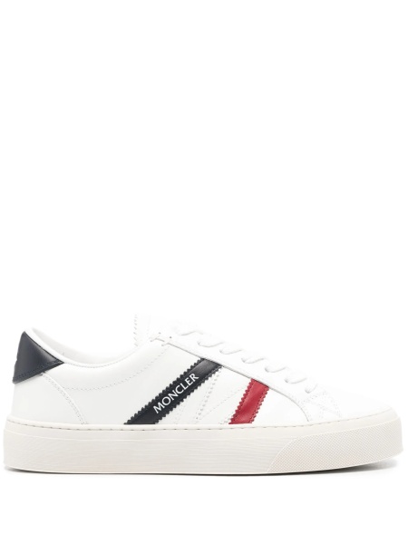 Sneakers Moncler albi din piele