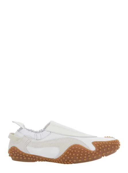 Sneakers MOSTRO MOOVE - White Sneakers with Colorful Details - Leather - Men