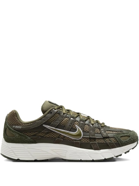Sneakers Nike verzi din piele intoarsa si material textil