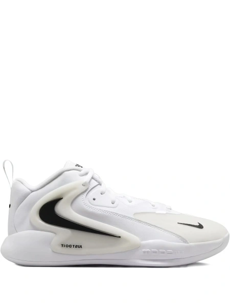 Sneakers Nike zoom albi din plasa si piele eco