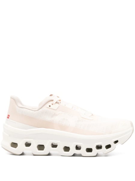Sneakers On Running neutri din material textil si poliuretan