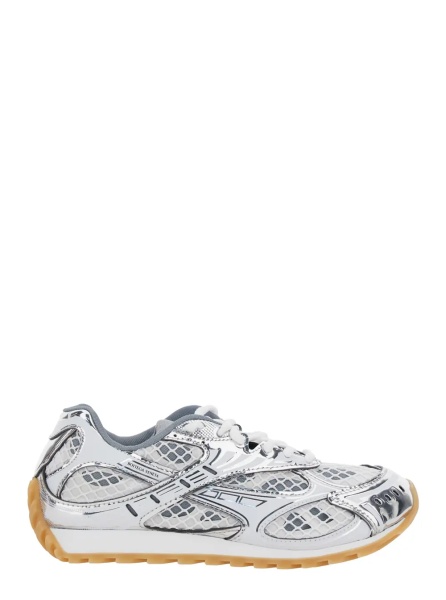 Sneakers 'Orbit' White Sneaker with Logo lettering Detail in Tech Fabric for women