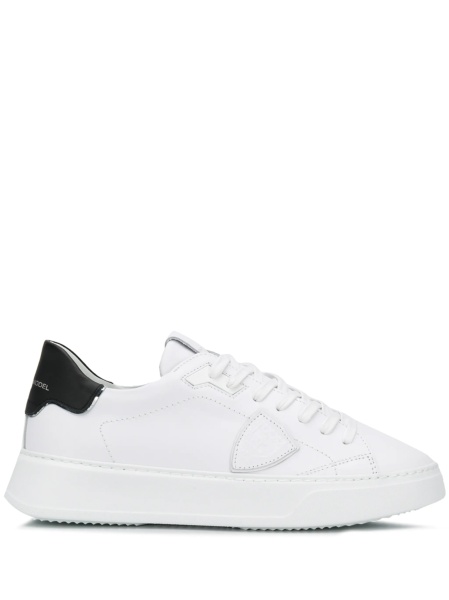 Sneakers Philippe Model albi din piele