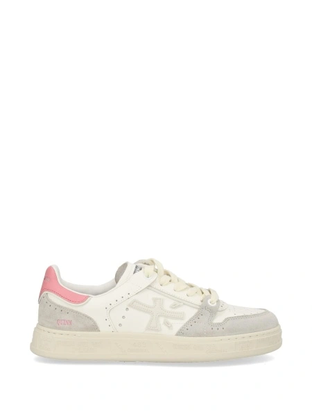 Sneakers Premiata albi din piele