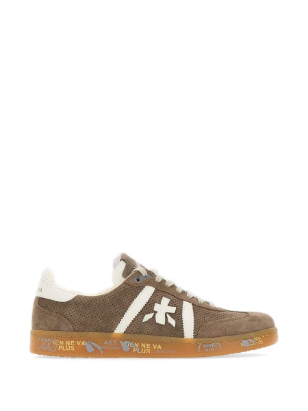 Sneakers Premiata maro din poliuretan si piele
