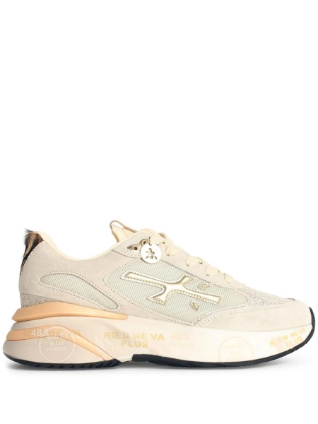 Sneakers Premiata neutri din poliuretan si nylon