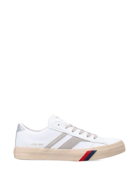 Sneakers Pro-Keds albi din piele