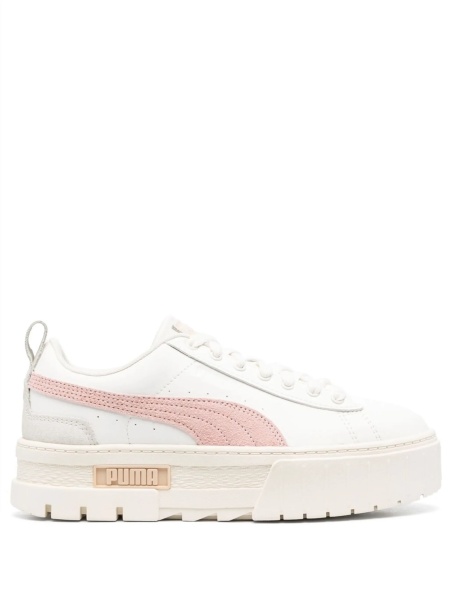 Sneakers PUMA albi din poliuretan
